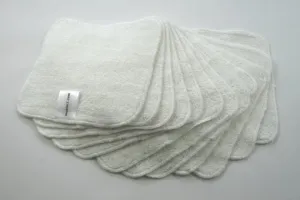 Bamboo Cotton Terry Wipes 12pk