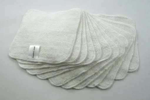 Bamboo Cotton Terry Wipes 12pk