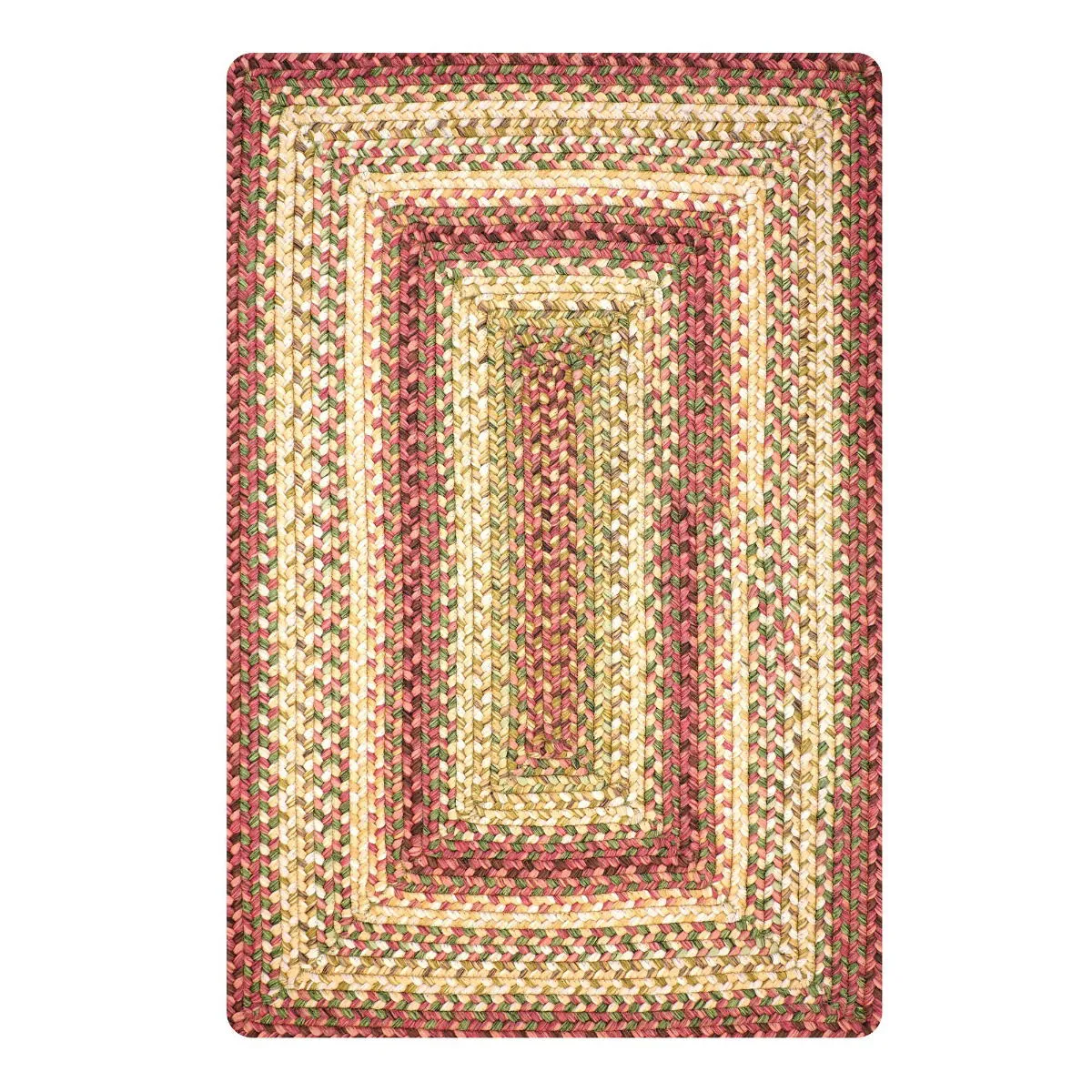 Barcelona Terracotta Braided Area Rug