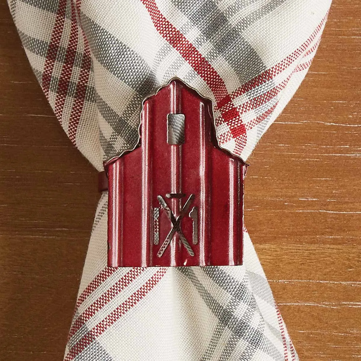 Barn Napkin Ring (Set of 4)