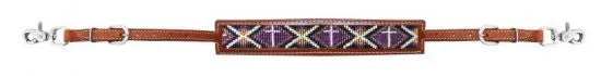 Beaded Cross Wither Straps