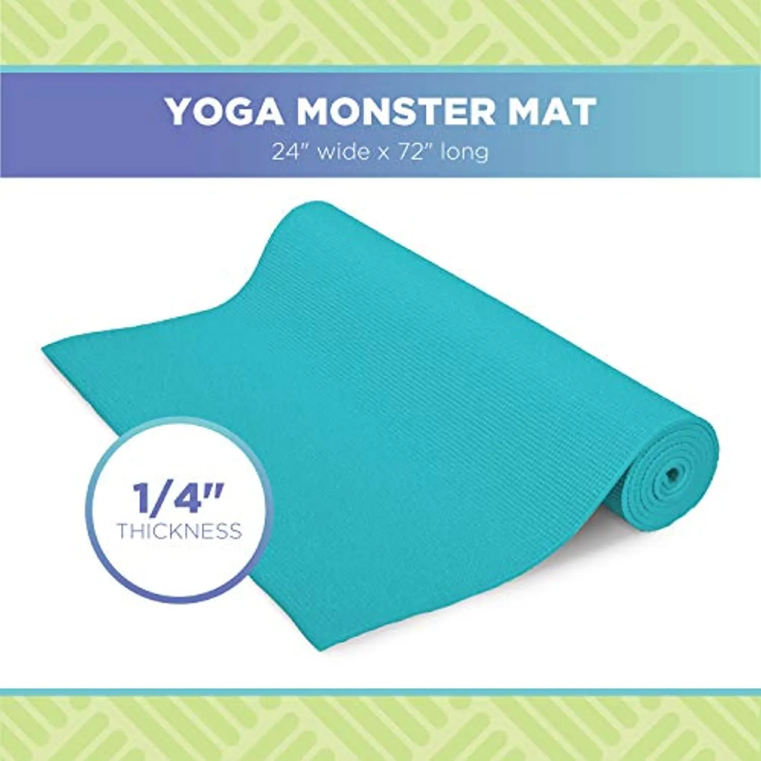 Bean Products Yoga Mats | Adult and Kid Sizes | Non Skid, Non Slip, Eco Friendly Mats