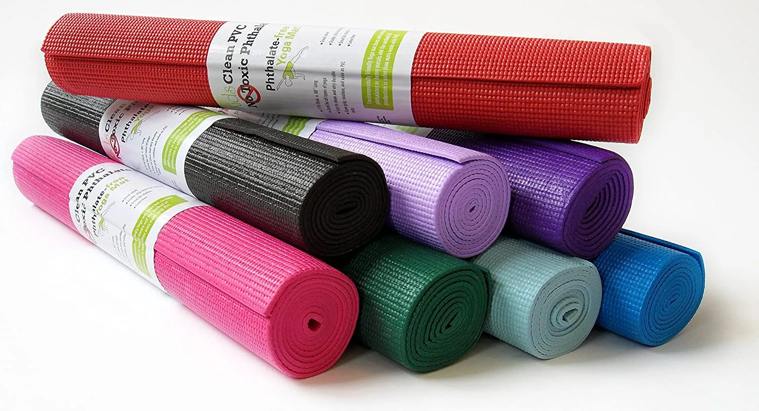 Bean Products Yoga Mats | Adult and Kid Sizes | Non Skid, Non Slip, Eco Friendly Mats