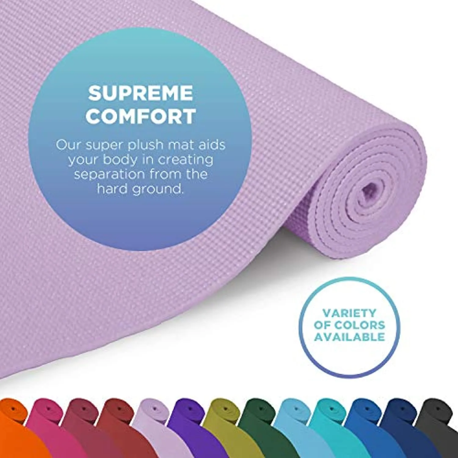 Bean Products Yoga Mats | Adult and Kid Sizes | Non Skid, Non Slip, Eco Friendly Mats