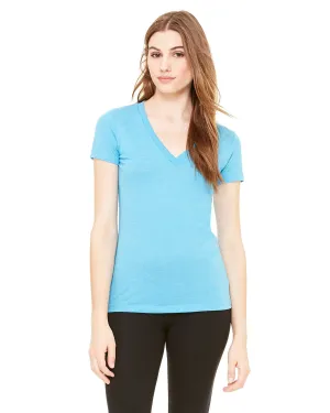 Bella Canvas Ladies Triblend Deep V-Neck T-Shirt