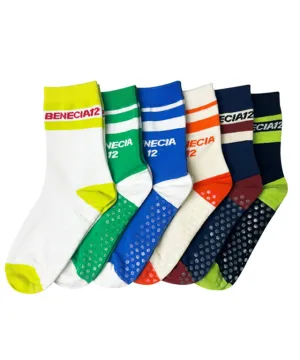 BENECIA 12 Non-Slip Ankle Sockx 6-Piece SET