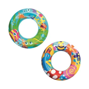 Bestway 22"/ 56CM Designer Swim Ring (Contents: One swim ring.)