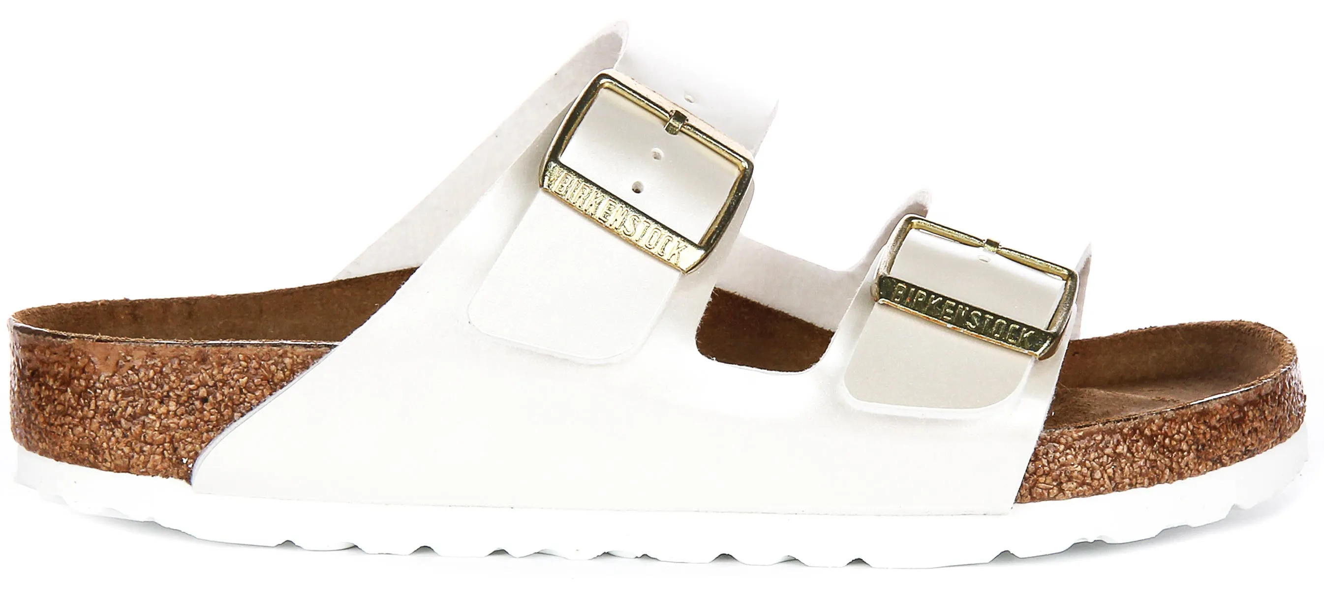 Birkenstock Arizona BS In Pearl White for Kid | Regular Fit