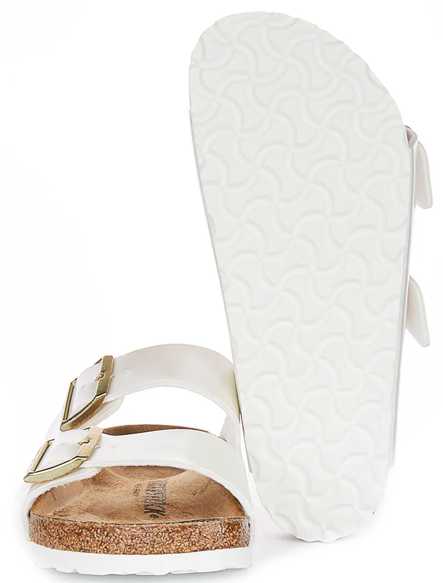 Birkenstock Arizona BS In Pearl White for Kid | Regular Fit