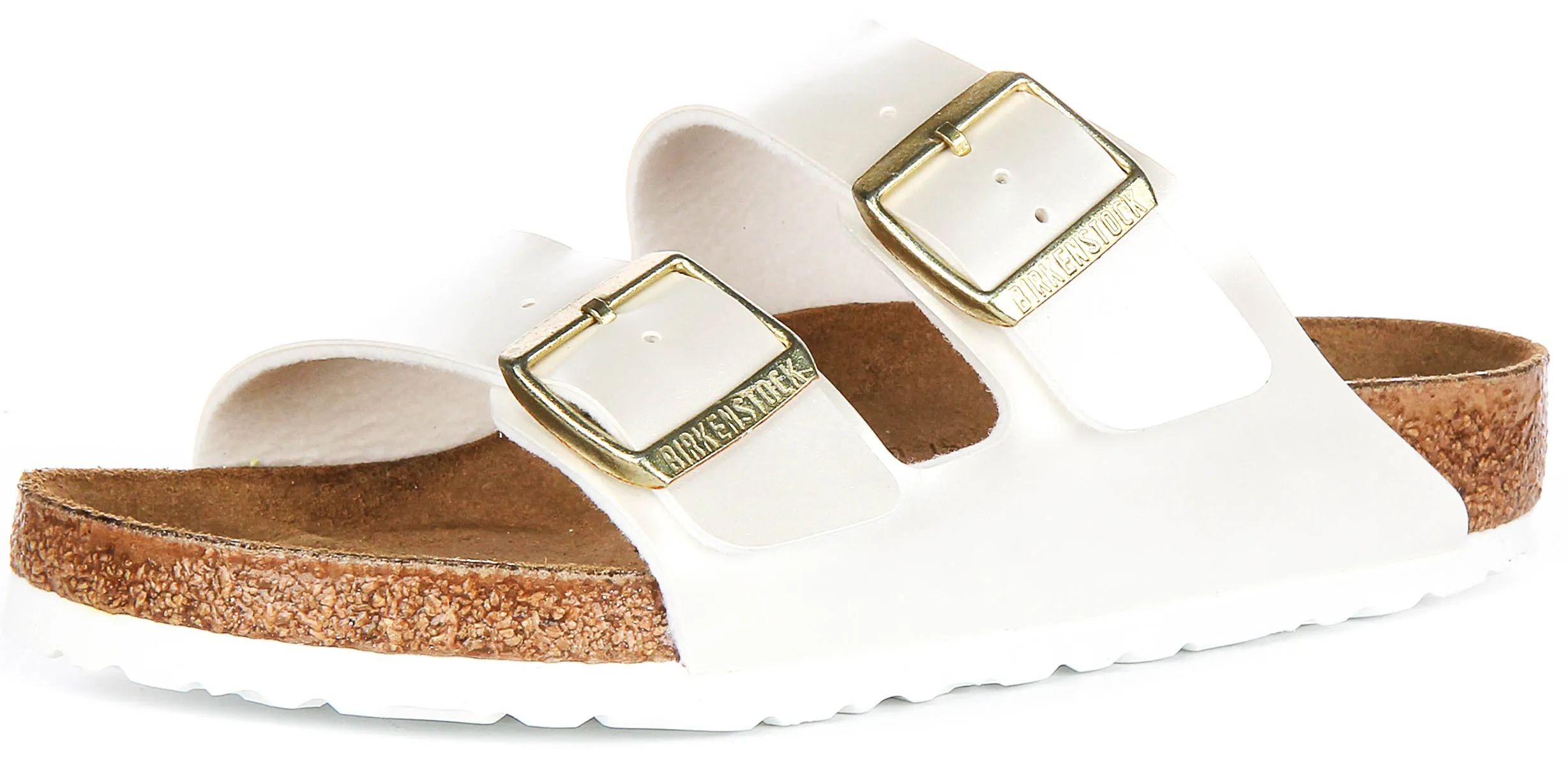 Birkenstock Arizona BS In Pearl White for Kid | Regular Fit