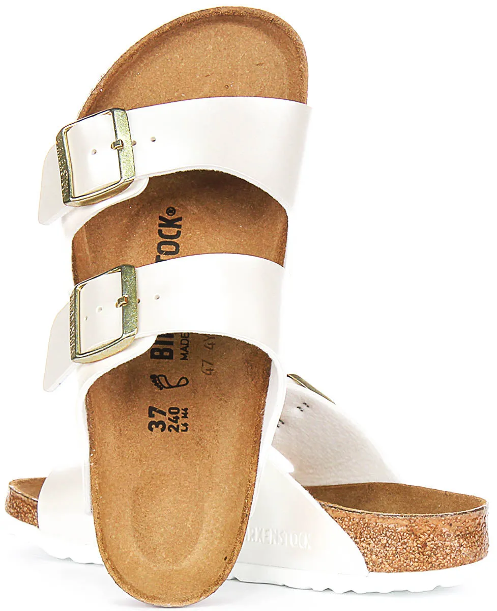 Birkenstock Arizona BS In Pearl White for Kid | Regular Fit