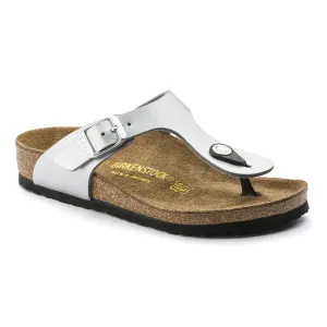 Birkenstock Women's Gizeh Birko-Flor Sandal - Silver