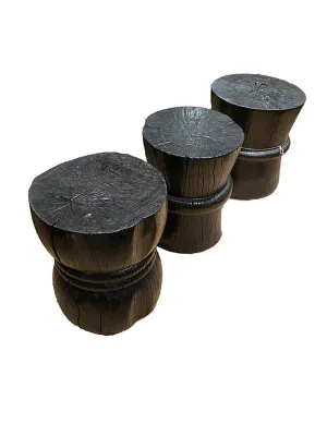 Black Stump Side Tables