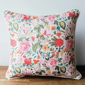 Bloom Pattern Square Pillow