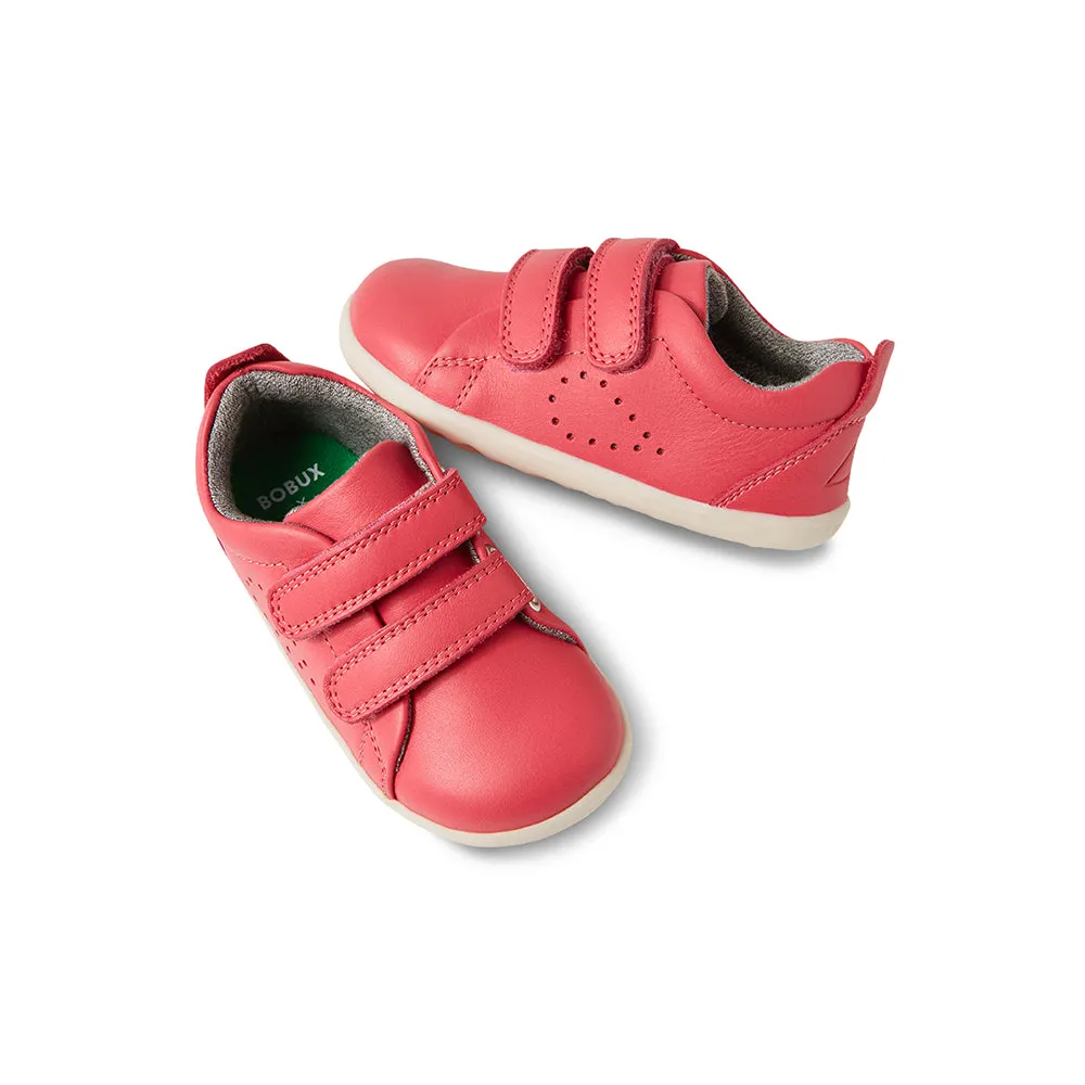 Bobux Grass Court Step Up Radiant Raspberry Shoes