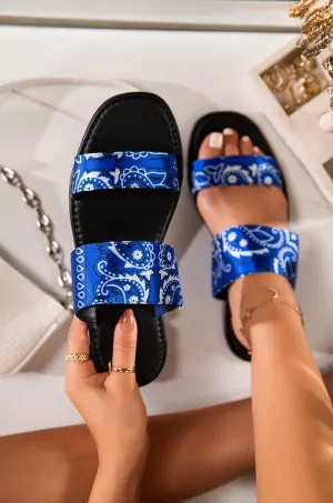 Bohemian Flat Casual Open-toed Sandals And Slippers Women's Summer Wish Amazon Floral Slippers Large Size Women's Shoes