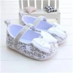 born Baby Girls Flower Shoes Toddler Soft Bottom Kids Crib First Walkers Shoes