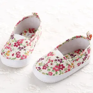 born Baby Girls Flower Shoes Toddler Soft Bottom Kids Crib First Walkers Shoes