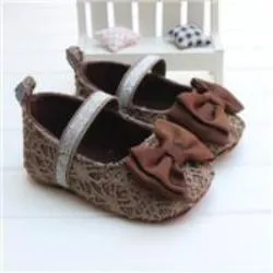 born Baby Girls Flower Shoes Toddler Soft Bottom Kids Crib First Walkers Shoes