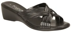 Boulevard L9558AP Womens X Over Mule Sandal