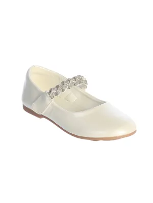 Braided Rhinestone Strap Shoes S170