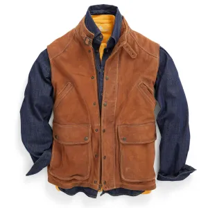 Briar Hill Leather Cargo Vest - Tall