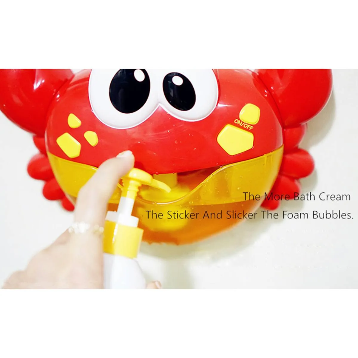 Bubble Bath Crab Buddy