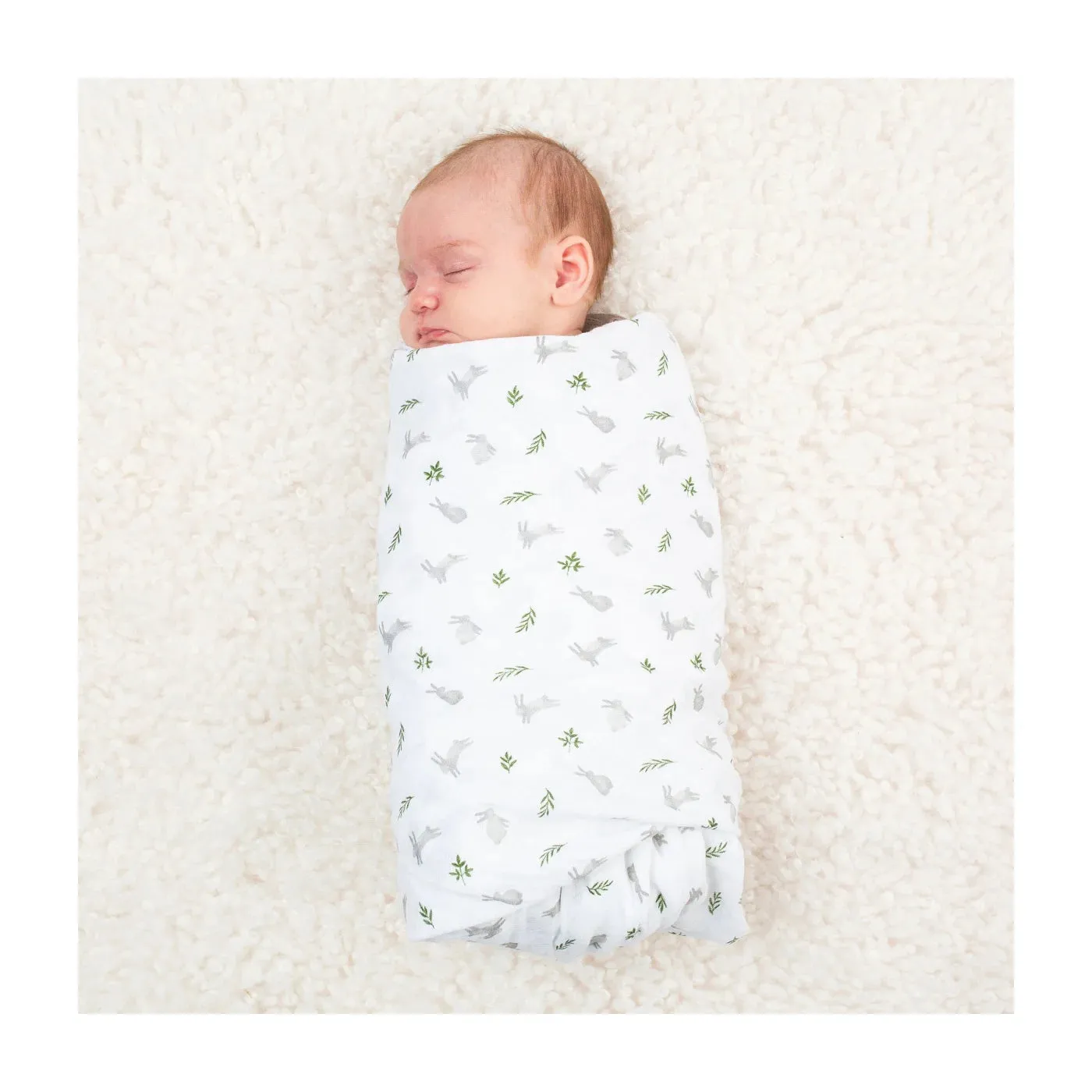 Bunnies Swaddle Blanket
