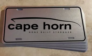 Cape Horn License Plate