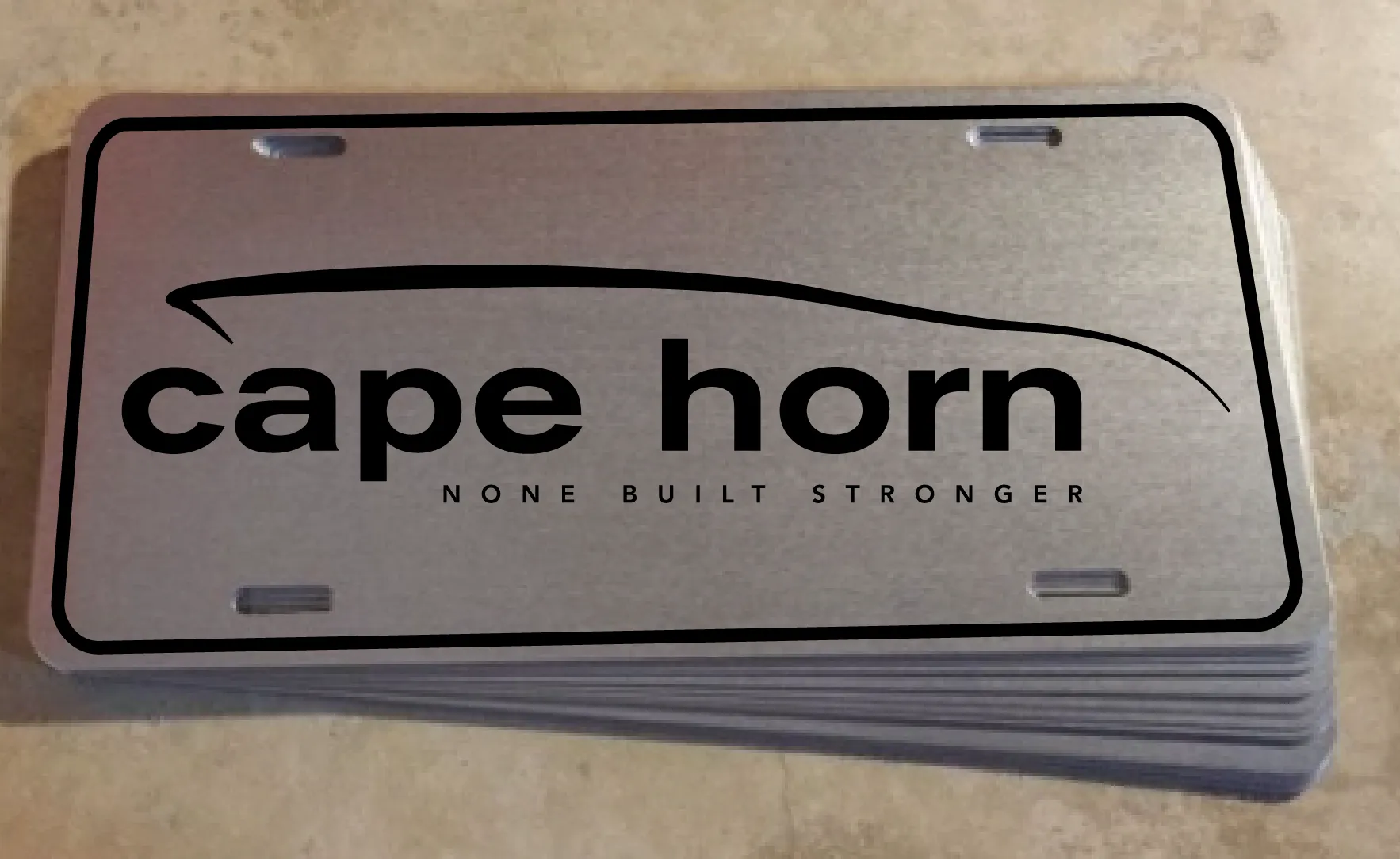 Cape Horn License Plate
