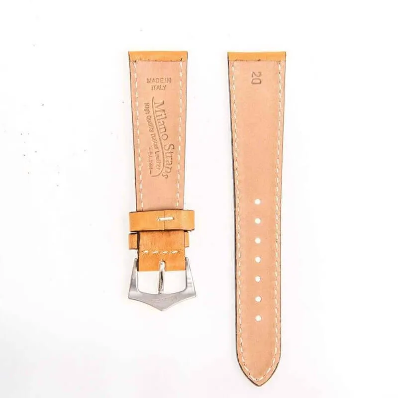 Cognac Leather Watch Strap