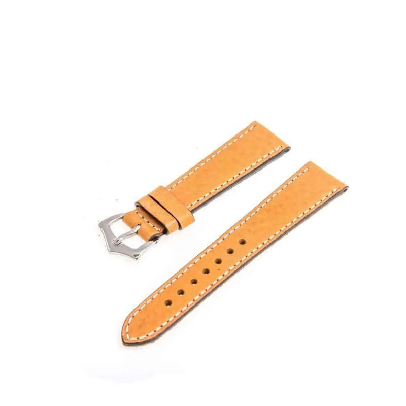 Cognac Leather Watch Strap