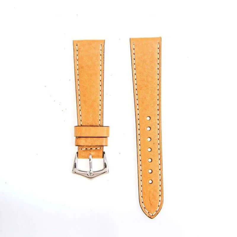 Cognac Leather Watch Strap