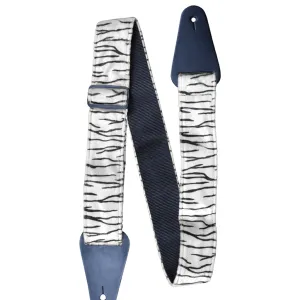 Colonial Leather - Animal Fur Strap - White Tigga