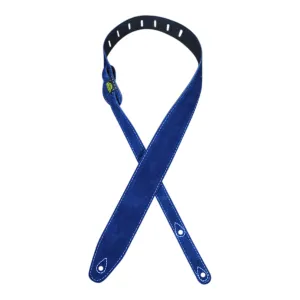 Colonial Leather DSS-BLUE GTR Strap Double Suede Blue