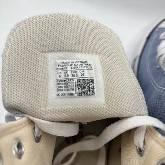 Converse Chuck Taylor All Star Platform High-Top Sneaker EVA Lift KID 6 New