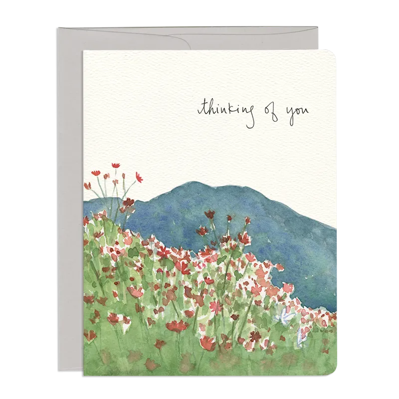 Cosmos Thinking of You - Greeting Card