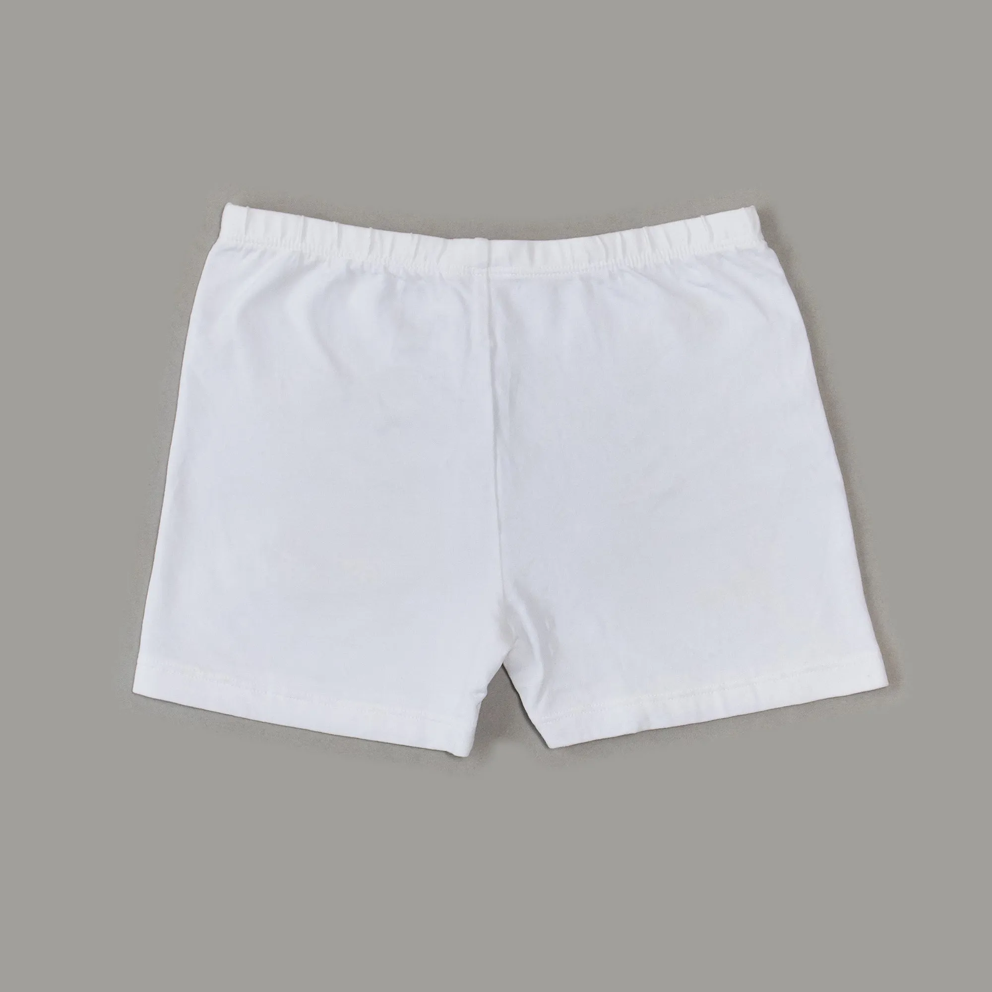 Cotton Spandex Mid Thigh Length Solid Cycling Shorts for Girls (Pack of 3)