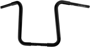 Cyclesmiths 113CA14TBWBPH 1-1/4in. California Lane-Splitter Ape Handlebar for 1in. Clamp Area - 14in. Rise - Gloss Black