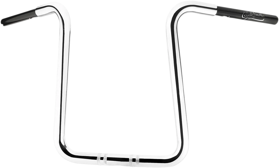Cyclesmiths 113CA16NSTBWH 1-1/4in. California Lane-Splitter Ape Handlebar for 1-1/4in. Clamp Area - 16in. Rise - Chrome