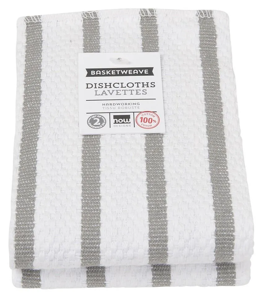 DANICA- 2 PACK BASKETWEAVE DISH CLOTHS
