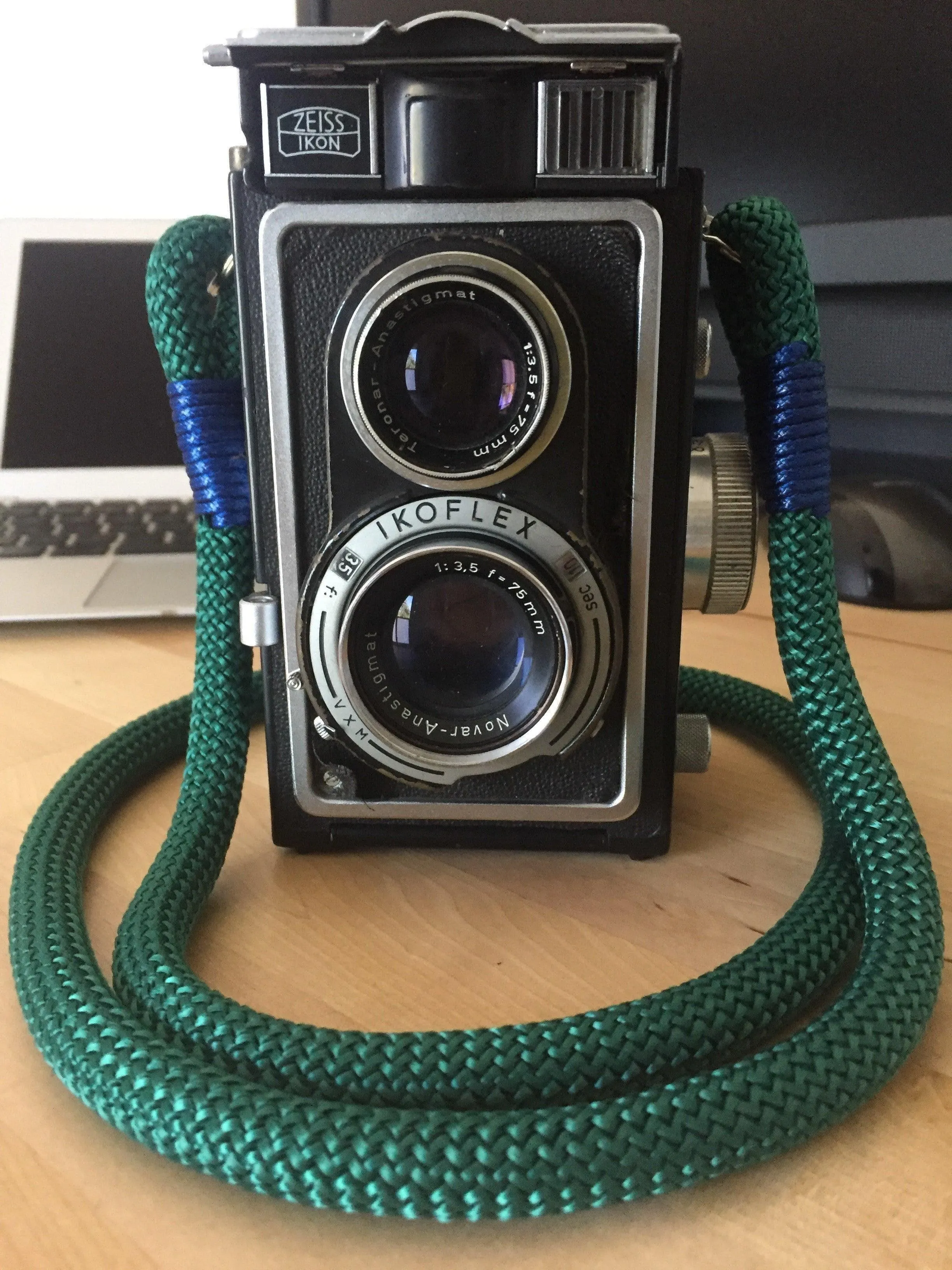 Dark Green Camera Strap
