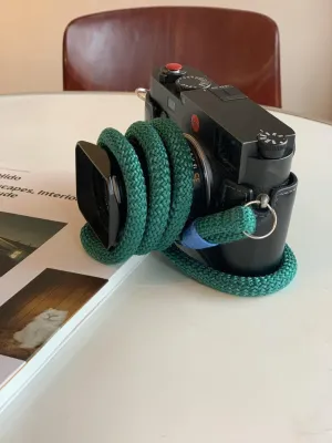 Dark Green Camera Strap