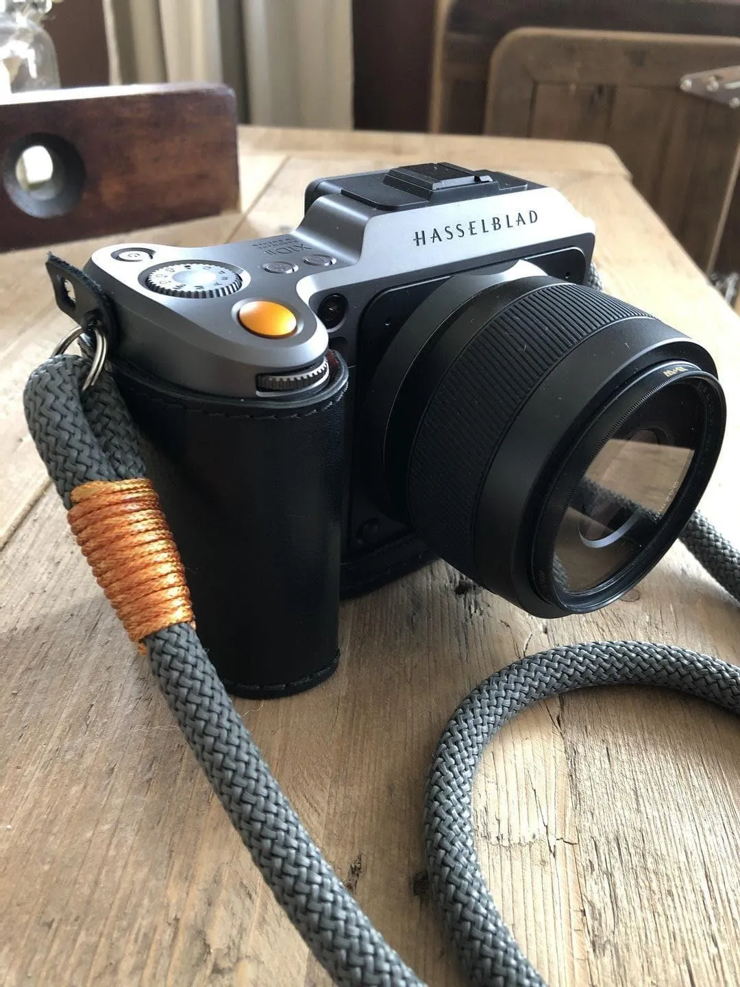 Dark Grey Acrylic Camera Strap