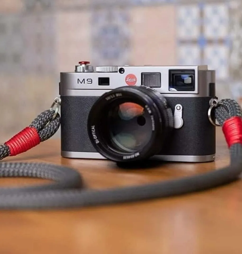 Dark Grey Acrylic Camera Strap