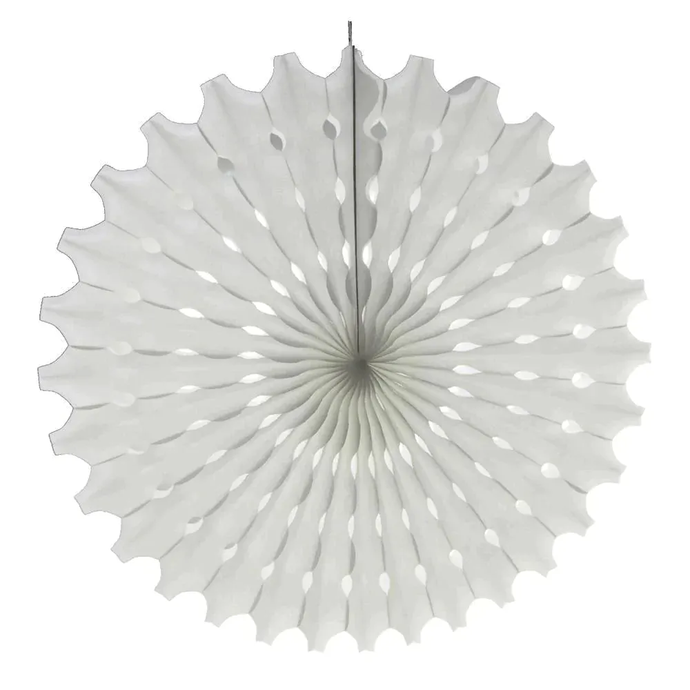 Decoration Hanging Paper Fan, 15-Inch