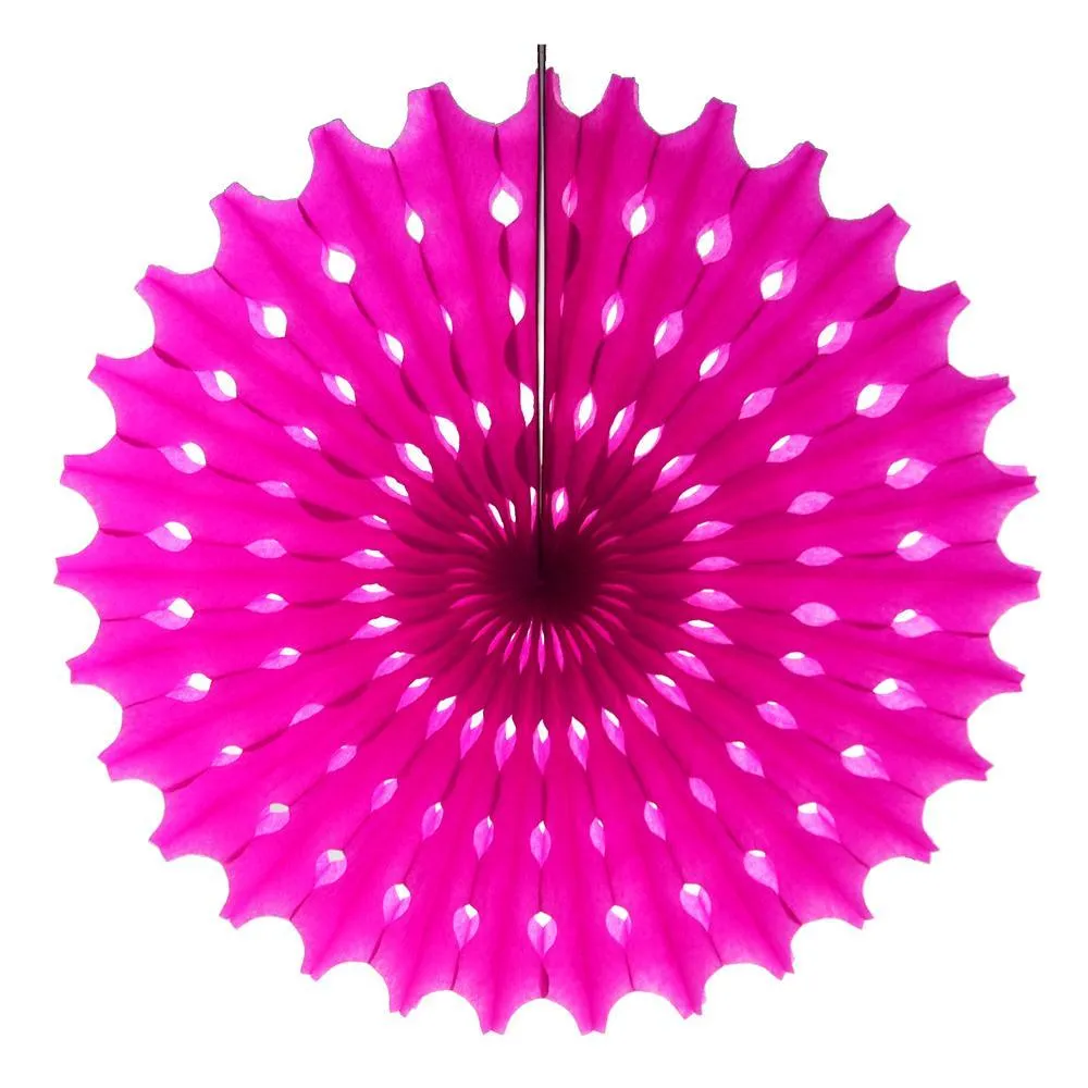 Decoration Hanging Paper Fan, 15-Inch