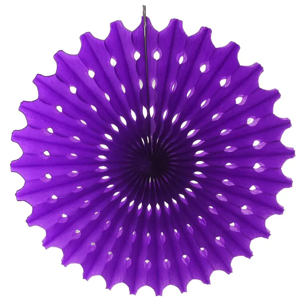Decoration Hanging Paper Fan, 15-Inch