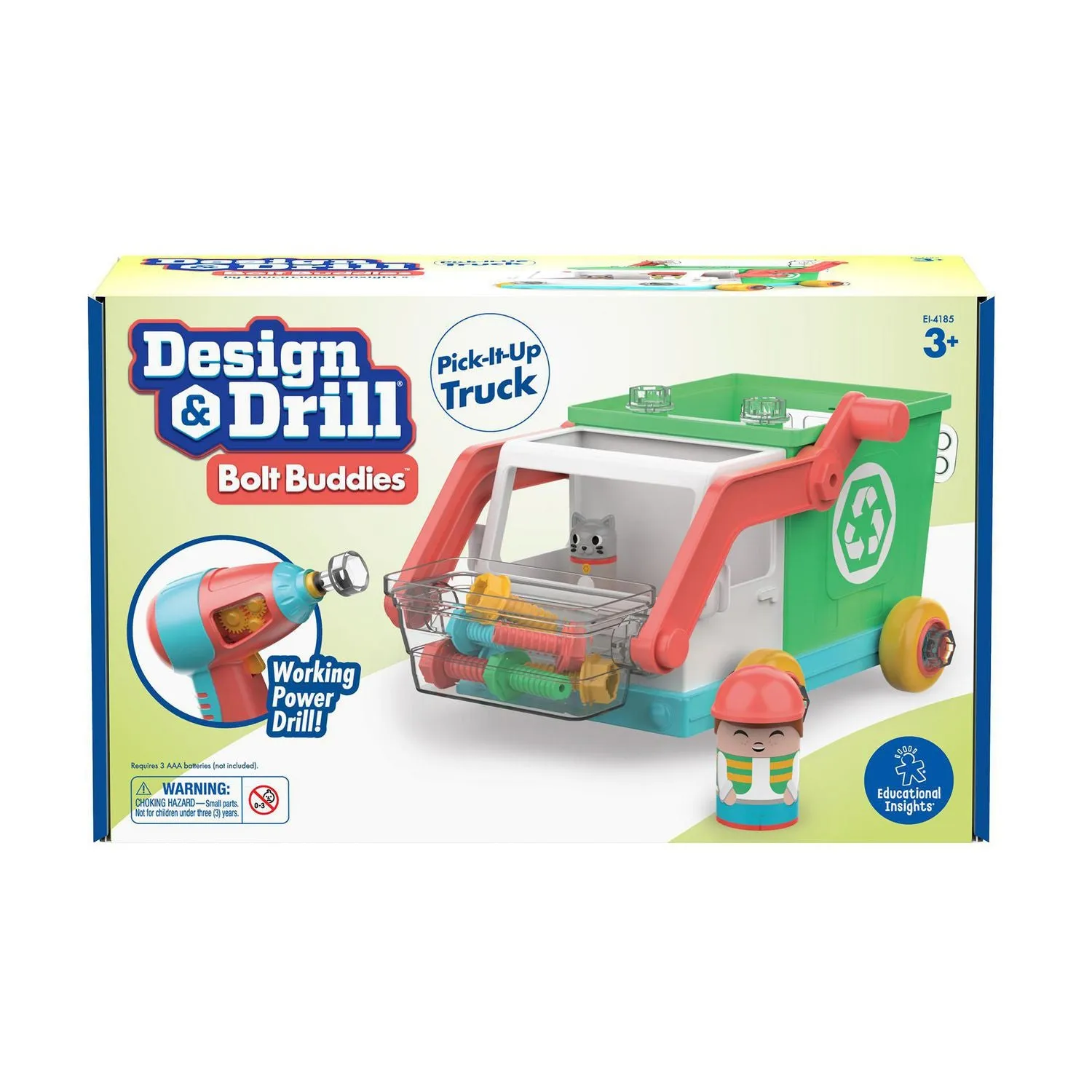 Educational Insights Design & Drill® Bolt Buddies™ Pick-it-Up Truck