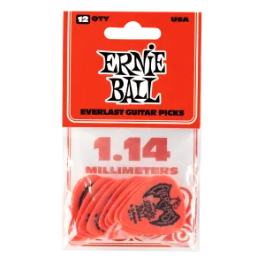 Ernie Ball Everlast picks 1.14mm (12 Pack)